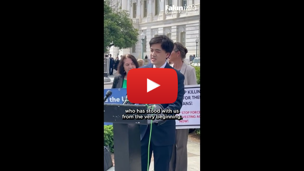 Congressional Update: Advocacy Officer Speaks on Forced Organ Harvesting in China
